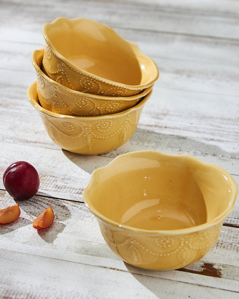 Essentials Lace Serving Bowl, Pink
