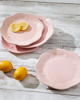 Essentials Lace Quarter Plate, Pink