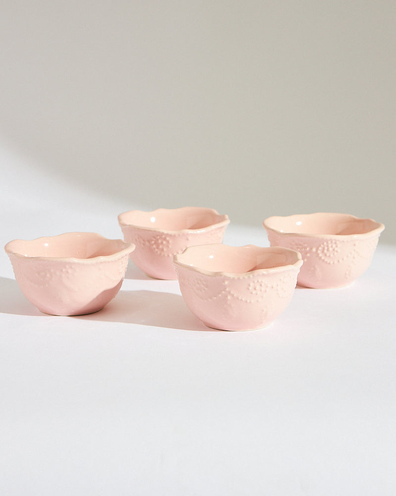 Essentials Lace Lentil Bowl, Pink