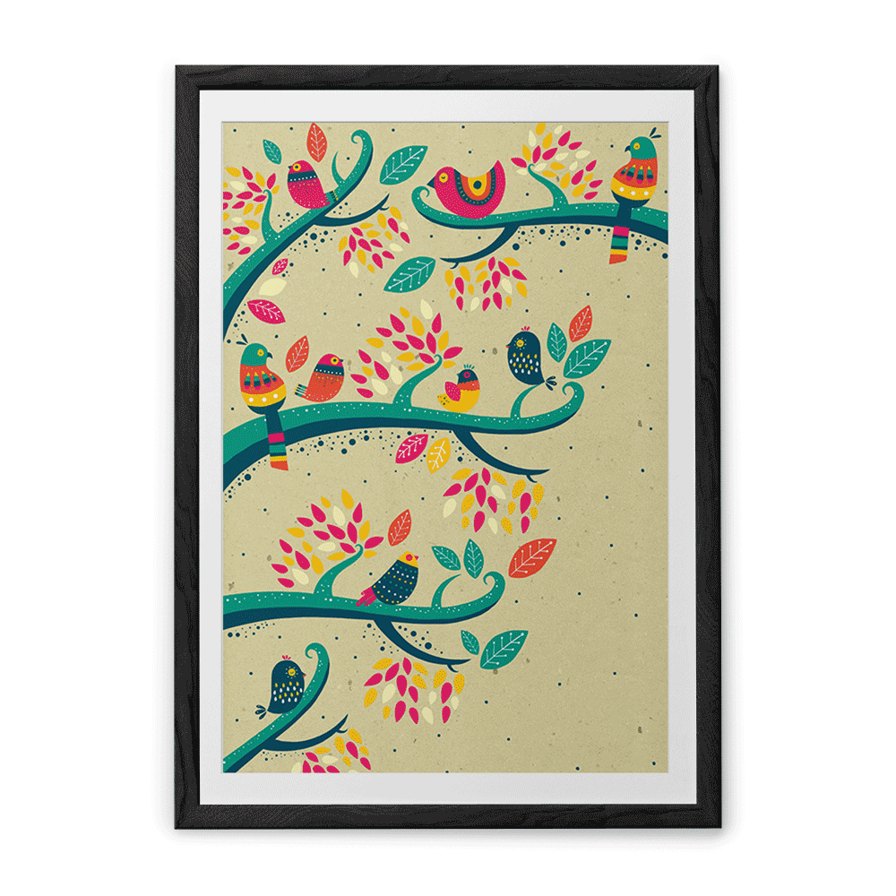 Chumbak Bird Branch Wall Art