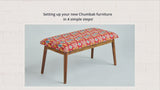 Jodhpur Bench Small- Grey's Garden