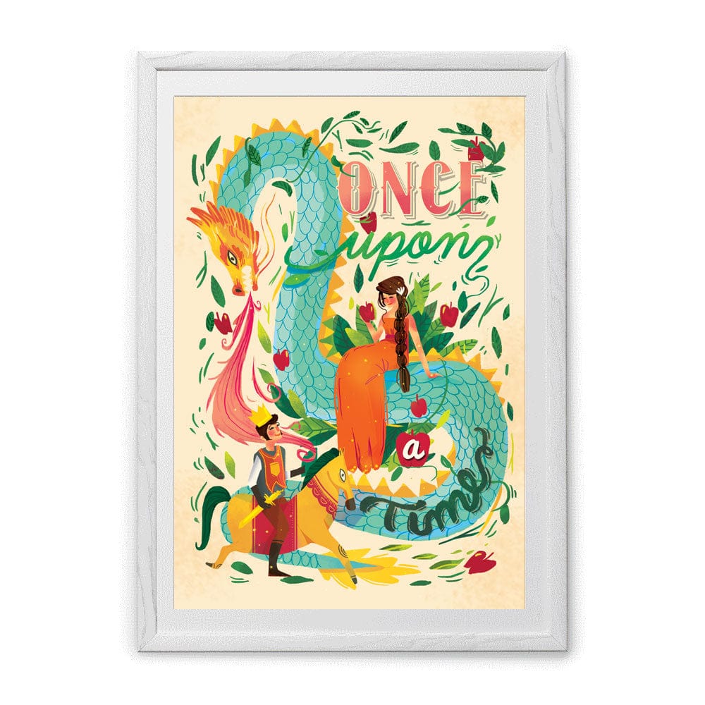 Chumbak Find Your Fairytale Wall Art - Cream