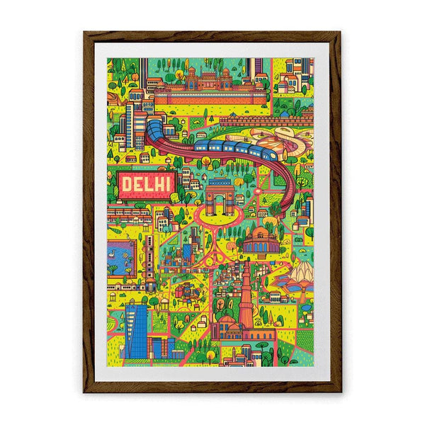Chumbak Capital Craze Wall Art