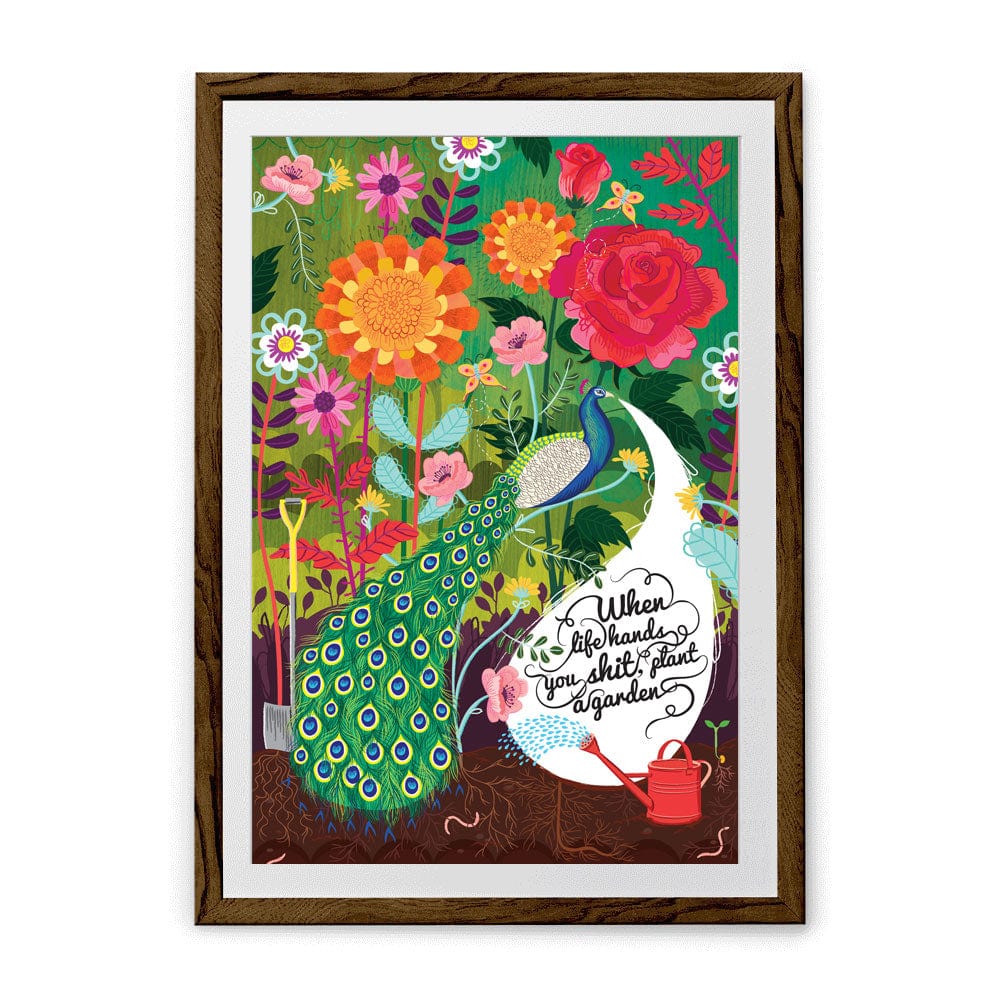 Chumbak Green Philosophy Wall Art