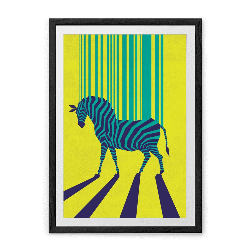 Chumbak Striped Strings Wall Art - Yellow