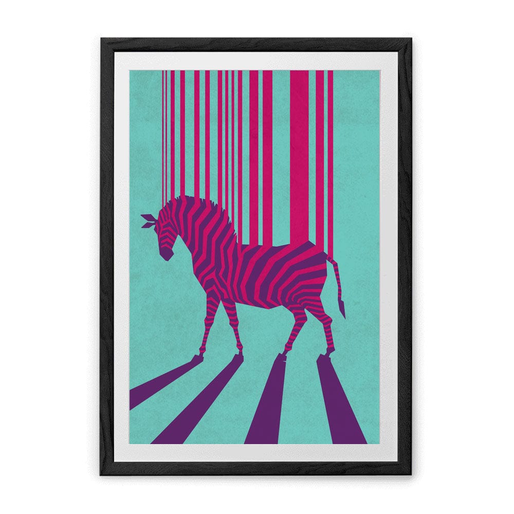 Chumbak Striped Strings Wall Art - Blue