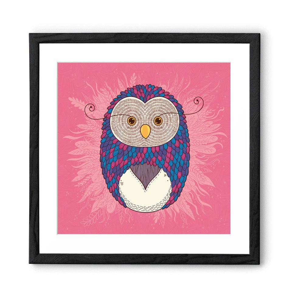 Chumbak Sweater Feather Wall Art - Pink