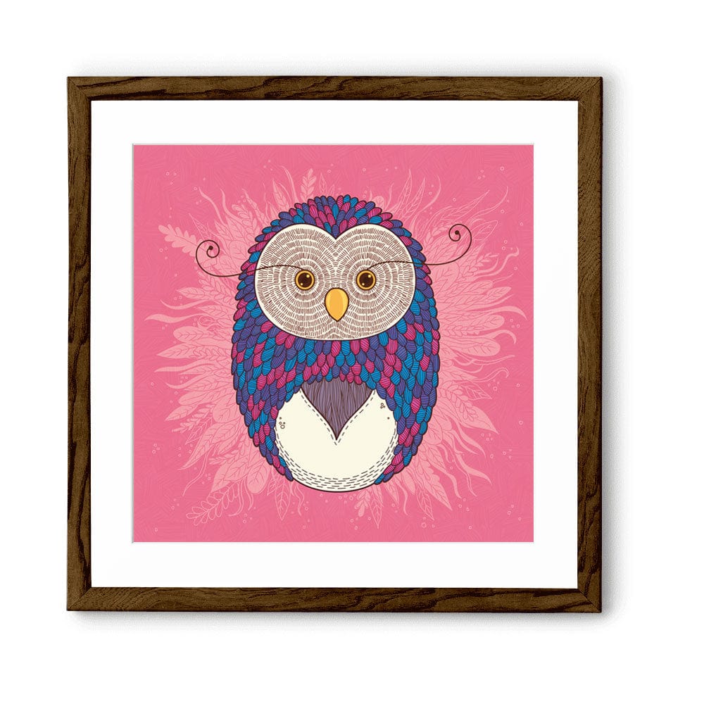 Chumbak Sweater Feather Wall Art - Pink