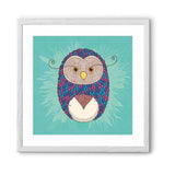 Chumbak Sweater Feather Wall Art - Teal
