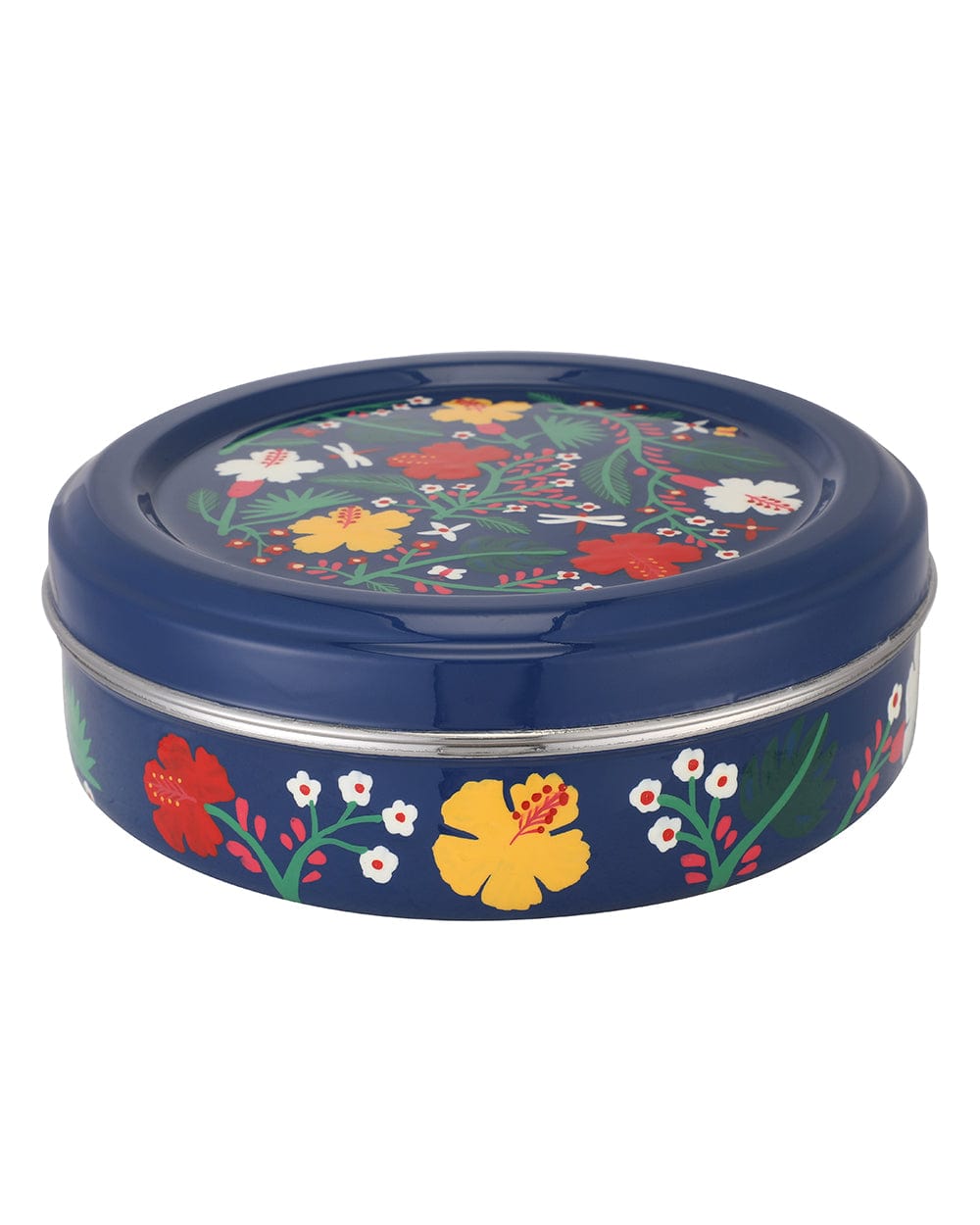 Misty Forest Steel Spice Box - Blue